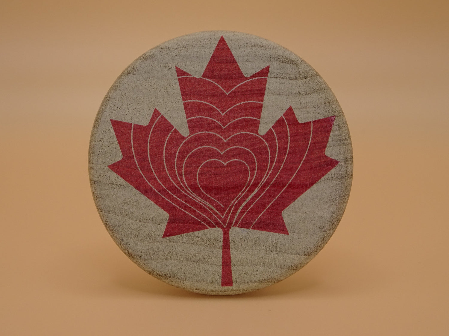 Compassion Compass - WOOD DISC - Canadian Edition