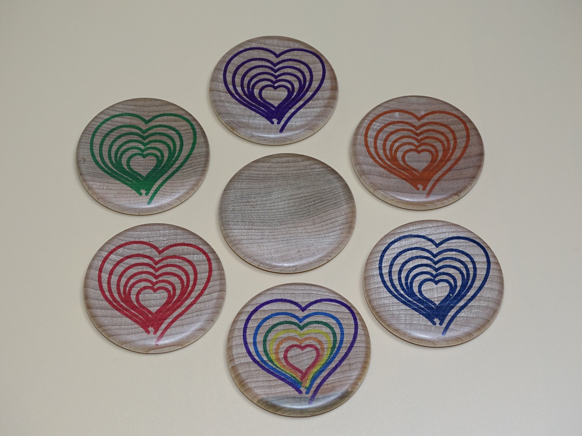 "Compassion Compass"-Directing compassion to yourself and others. Six Color Options and blank