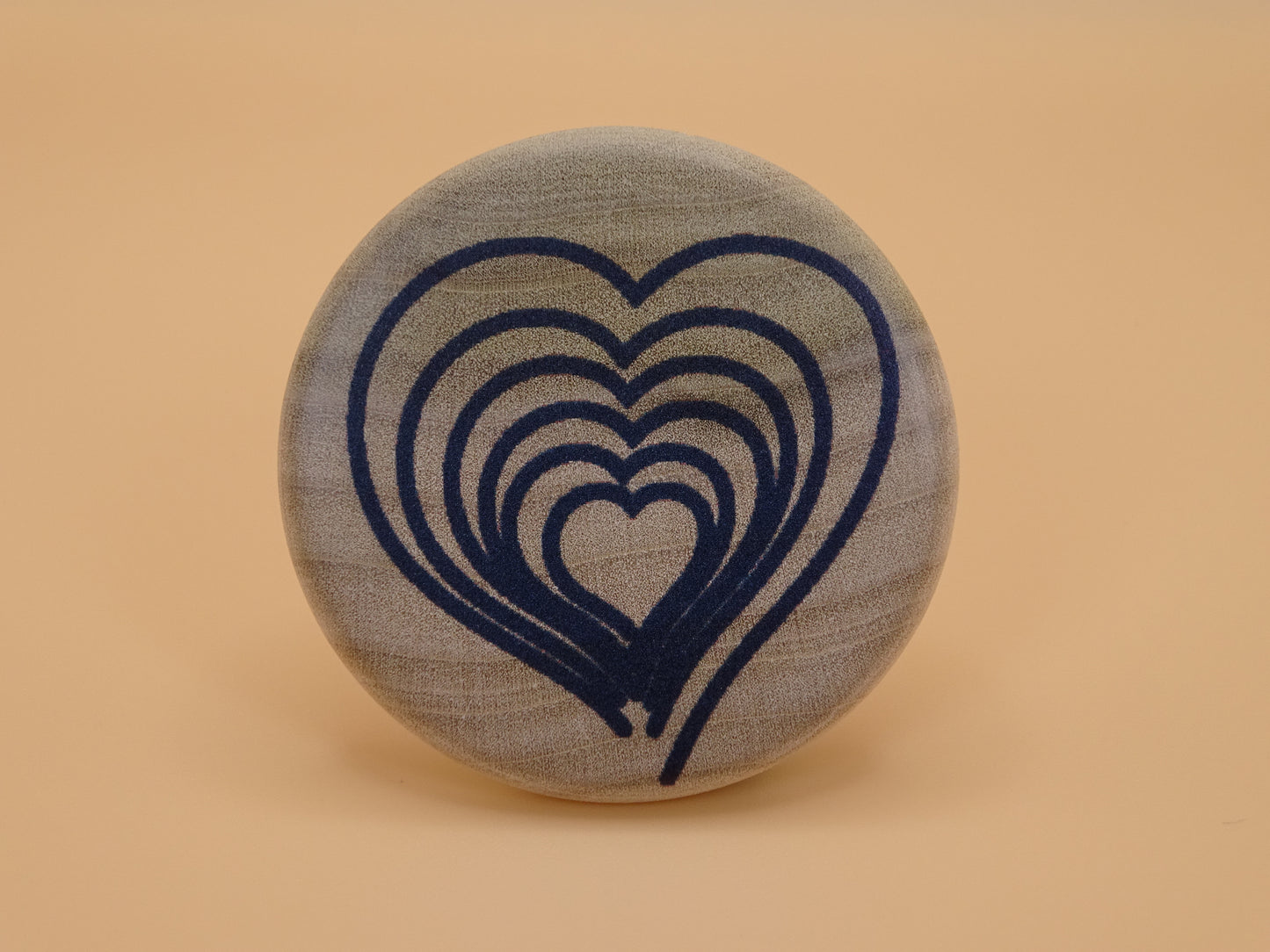 "Compassion Compass"-Directing compassion to yourself and others. Blue/Poplar